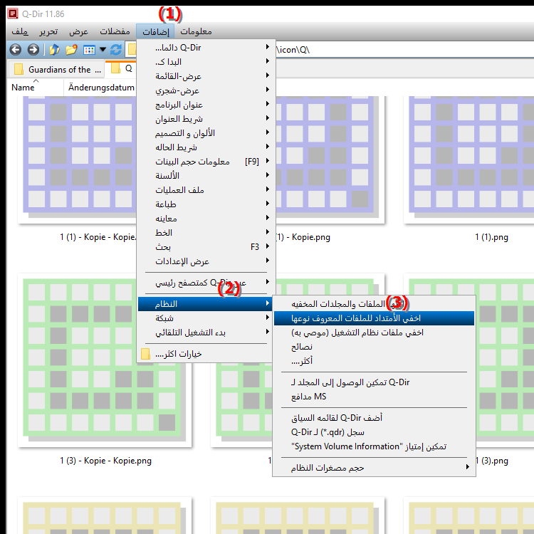 كيف يمكنني إظهار وإخفاء امتدادات الملفات في File Explorer